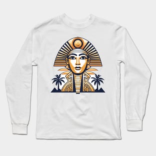 Ancient Egypt Pharaohs, Pyramids, Egyptian Grandeur: Mythical Legacy in Modern Elegance Long Sleeve T-Shirt